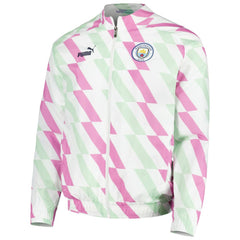 Manchester City 2022/23 Pre-Match Full-Zip Jacket - White shop