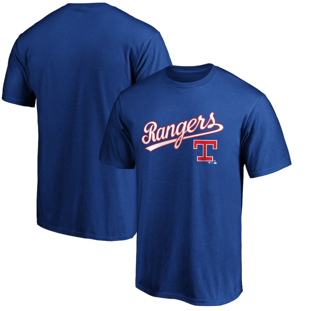 Texas Rangers Team Cooperstown Collection Wahconah T-Shirt Royal