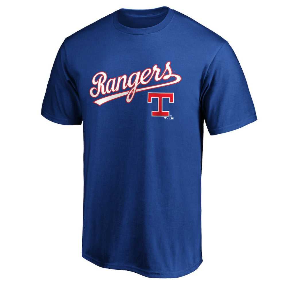 Texas Rangers Team Cooperstown Collection Wahconah T-Shirt Royal