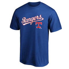 Texas Rangers Team Cooperstown Collection Wahconah T-Shirt Royal