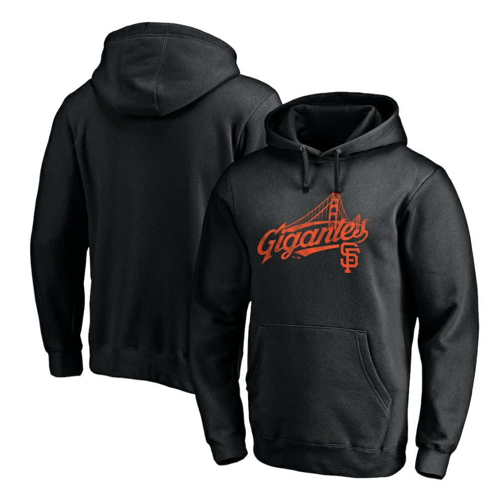 San Francisco Giants Team Hometown Collection Gigantes Bridge Pullover Hoodie Black