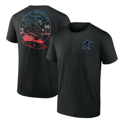 Miami Marlins Team Hometown Collection Surf's Up T-Shirt Black