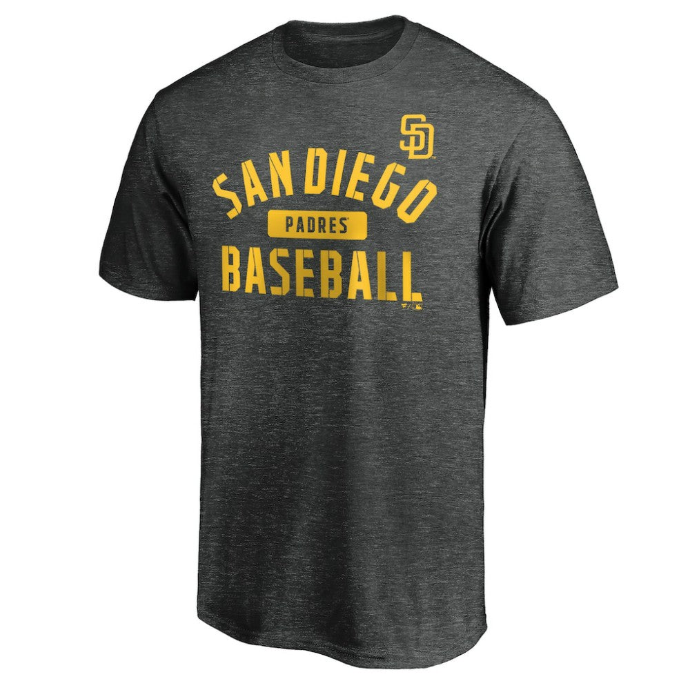San Diego Padres Team Primary Pill T-Shirt Charcoal