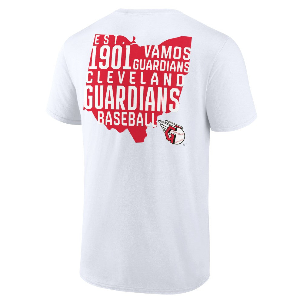 Cleveland Guardians Team Hot Shot T-Shirt White