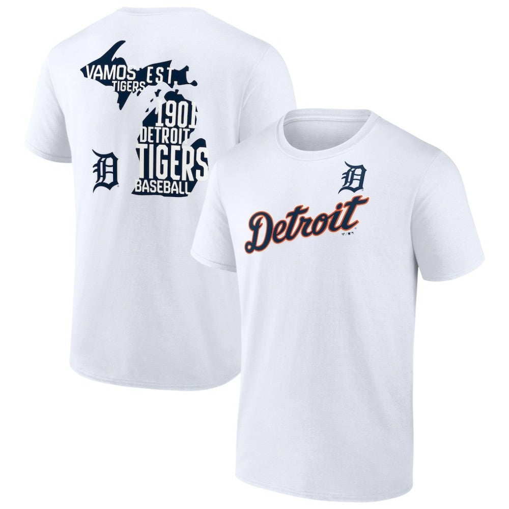 Detroit Tigers Team Hot Shot T-Shirt White