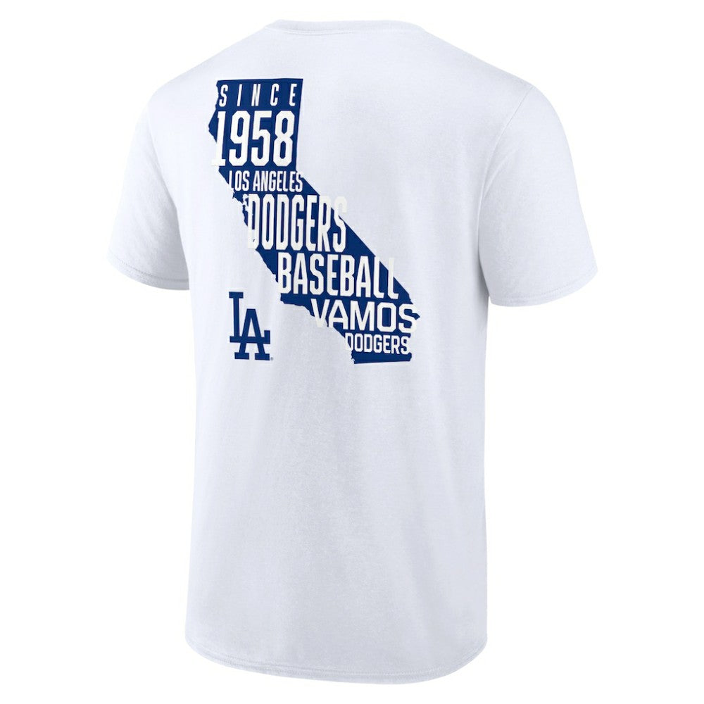 Los Angeles Dodgers Team Hot Shot T-Shirt White