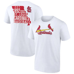 St. Louis Cardinals Team Hot Shot T-Shirt White