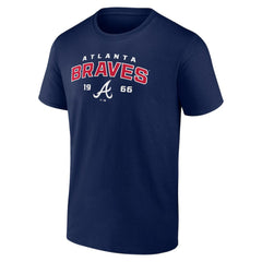 Atlanta Braves Team Rebel T-Shirt Navy