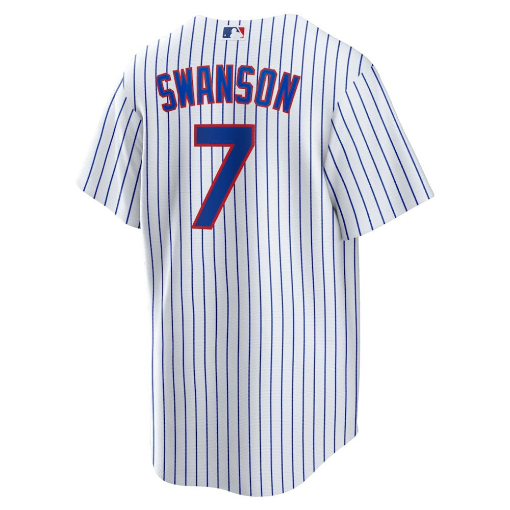 Dansby Swanson Chicago Cubs Replica Player Jersey White
