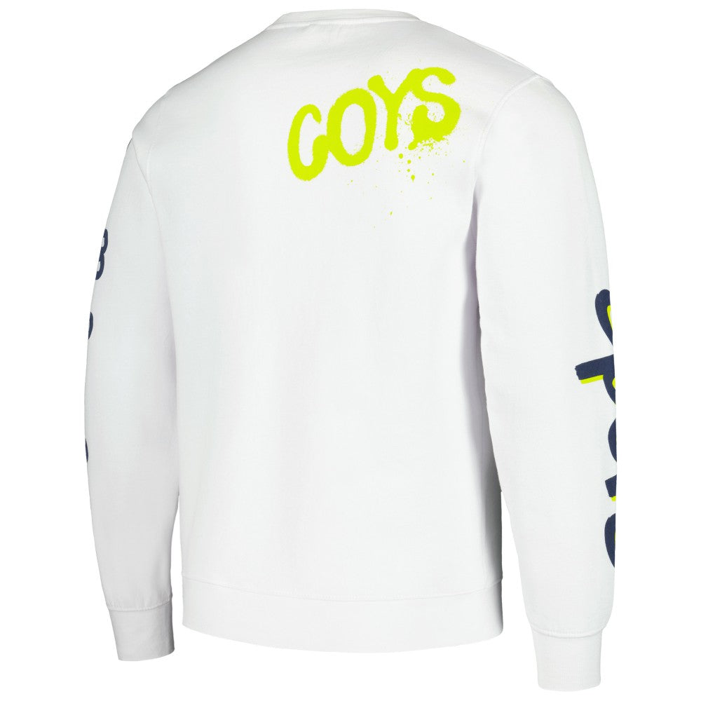 Tottenham Hotspur Graffiti Pullover Sweatshirt - White for sale