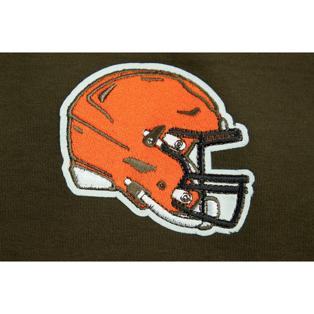 Cleveland Browns Pro Standard Women's Ombre Wordmark Classic Cropped Tank Top - Brown discount