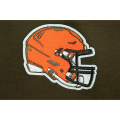 Cleveland Browns Pro Standard Women's Ombre Wordmark Classic Cropped Tank Top - Brown discount