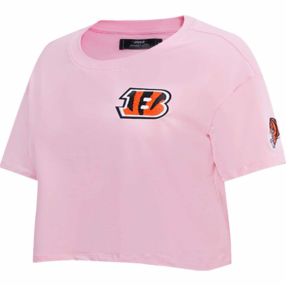 Cincinnati Bengals Pro Standard Women's Cropped Boxy T-Shirt - Pink cheap