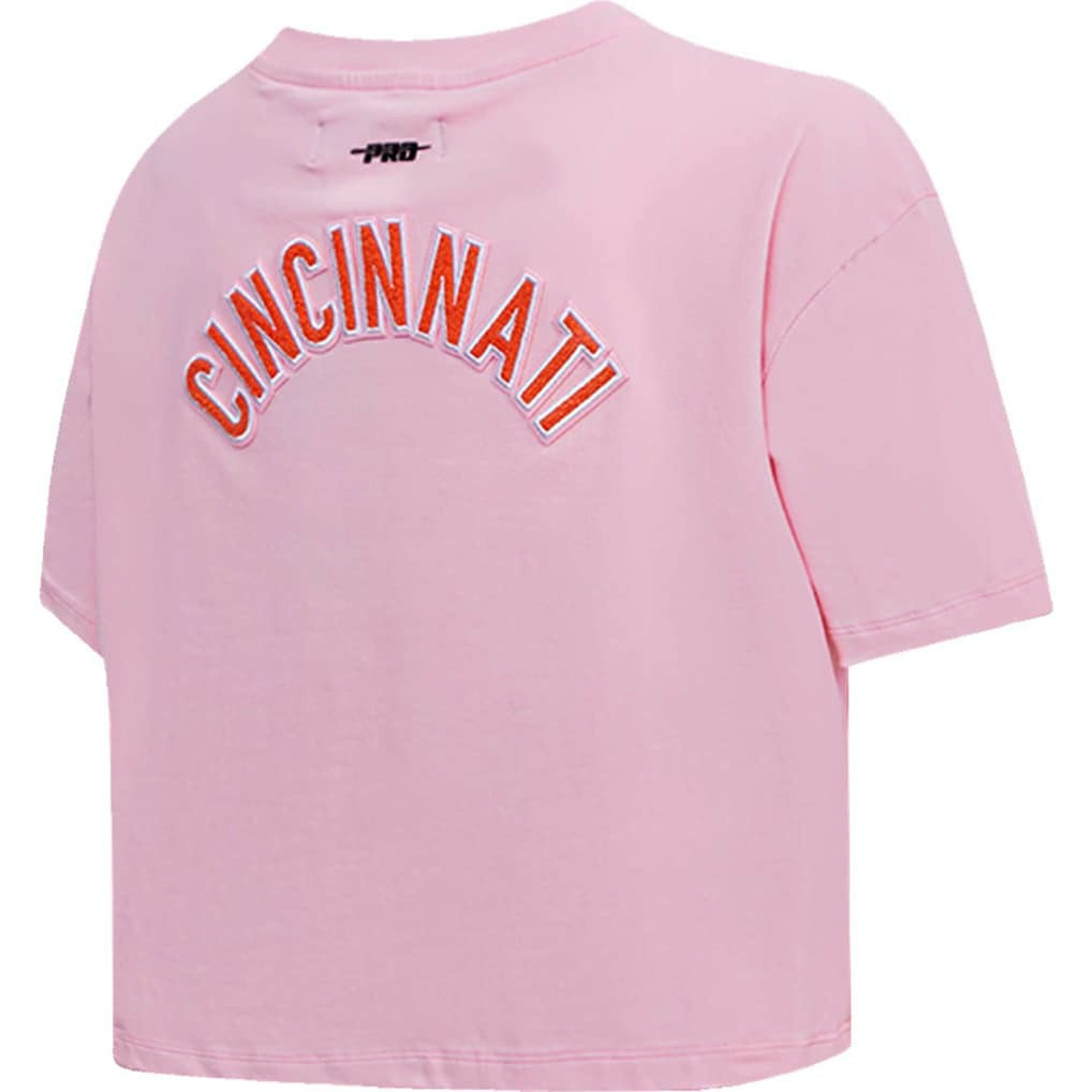 Cincinnati Bengals Pro Standard Women's Cropped Boxy T-Shirt - Pink cheap