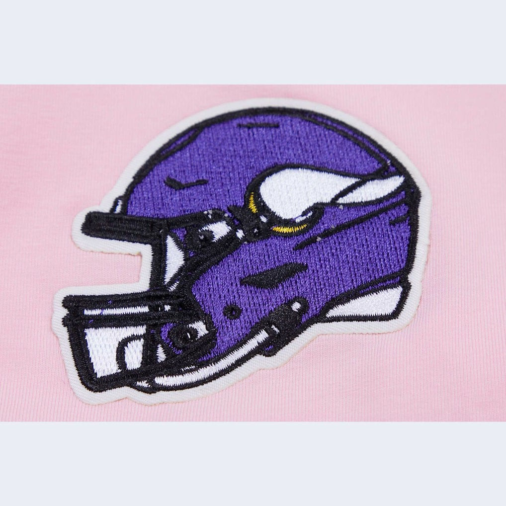 Minnesota Vikings Pro Standard Women's Cropped Boxy T-Shirt - Pink outlet