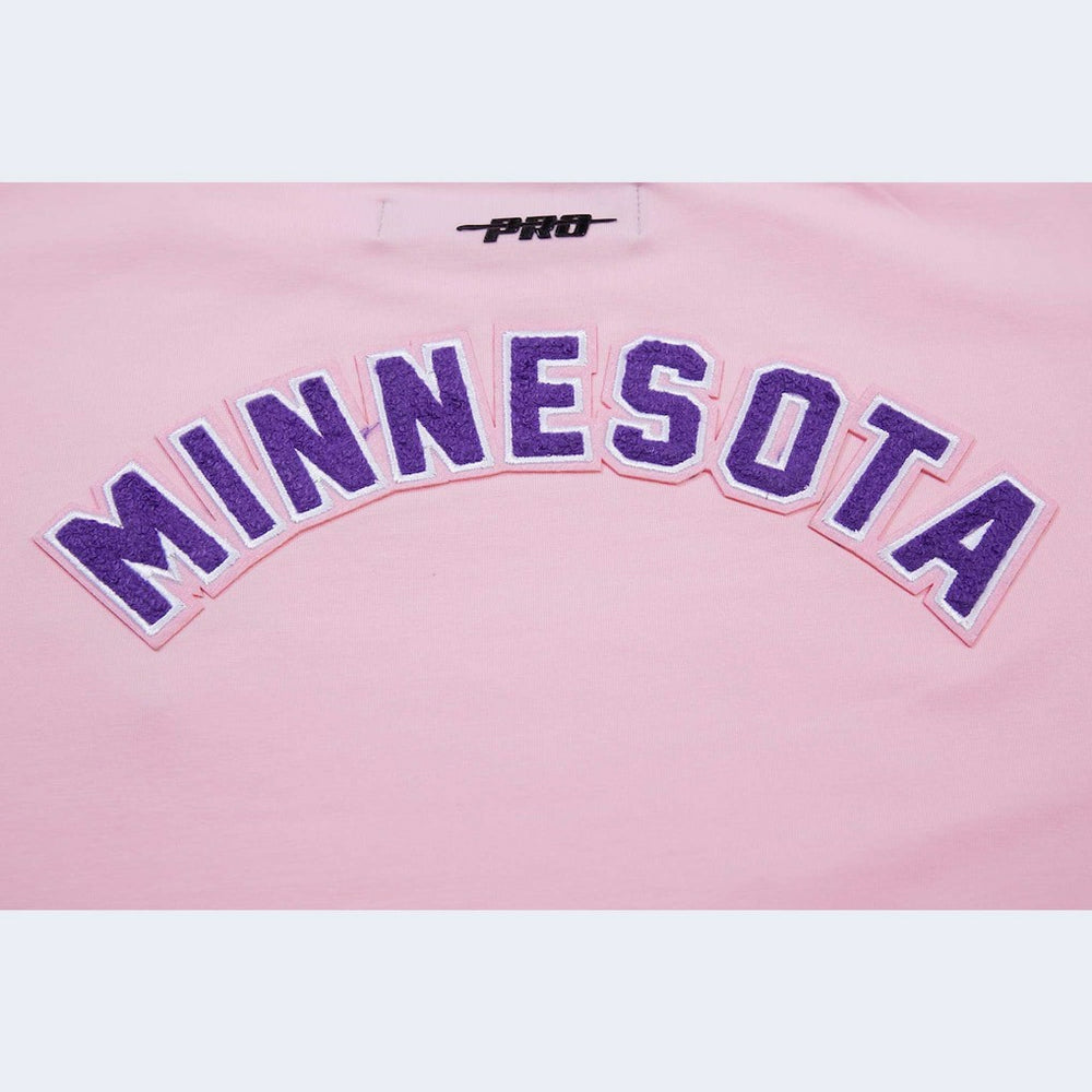 Minnesota Vikings Pro Standard Women's Cropped Boxy T-Shirt - Pink outlet