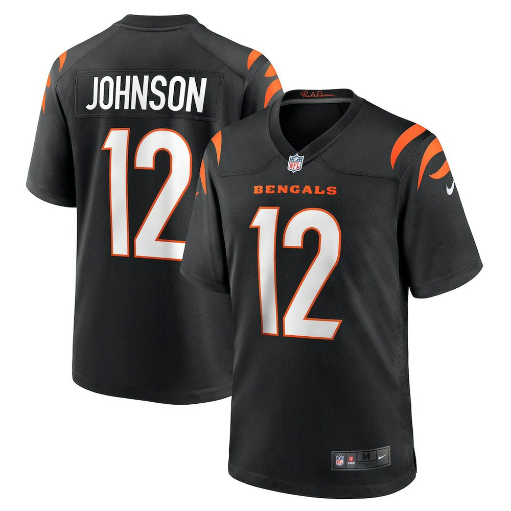 Tyron Johnson Cincinnati Bengals Home Game Player Jersey - Black cheap
