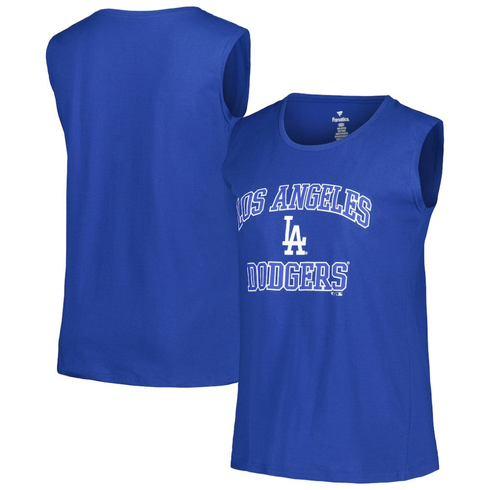 Los Angeles Dodgers Profile Women's Plus Size Tank Top Royal