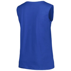 Los Angeles Dodgers Profile Women's Plus Size Tank Top Royal