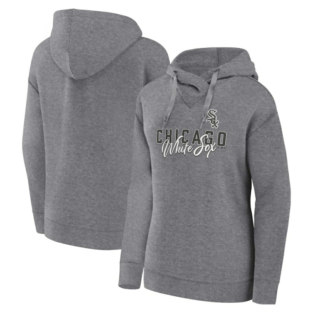Profile Chicago White Sox Women's Plus Size Pullover Hoodie Heather Gray