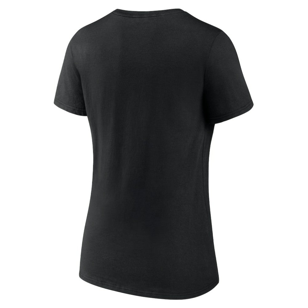 San Francisco Giants Profile Women's Plus Size Pride V-Neck T-Shirt Black