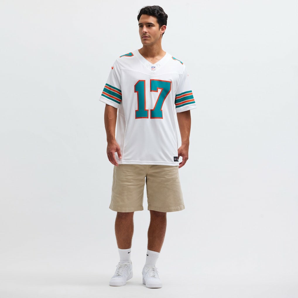 Jaylen Waddle Miami Dolphins Vapor F.U.S.E. Limited Jersey - White on sale