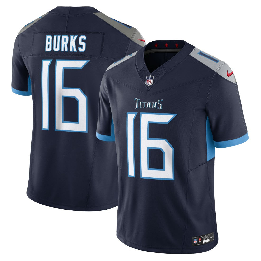 Treylon Burks Tennessee Titans Vapor F.U.S.E. Limited Jersey - Navy for sale