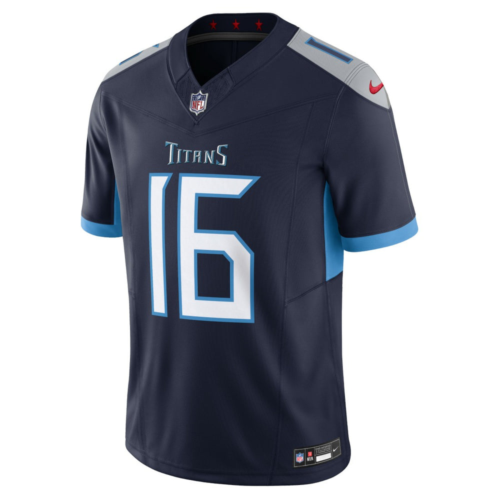 Treylon Burks Tennessee Titans Vapor F.U.S.E. Limited Jersey - Navy for sale