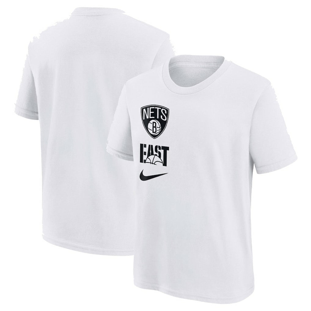 Brooklyn Nets Youth Vs Block Essential T-Shirt - White cheap