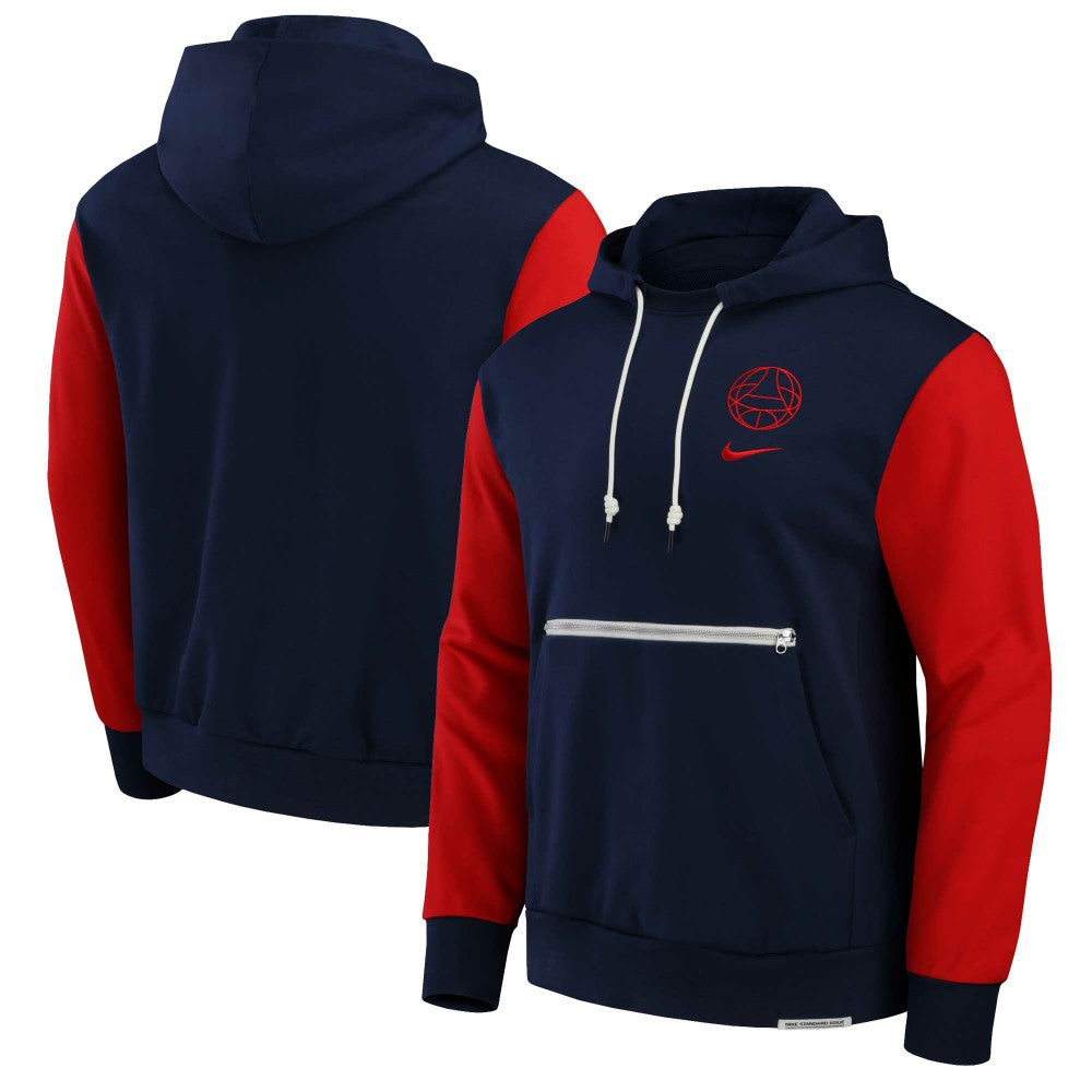 Paris Saint-Germain Standard Issue Pullover Hoodie - Navy sale