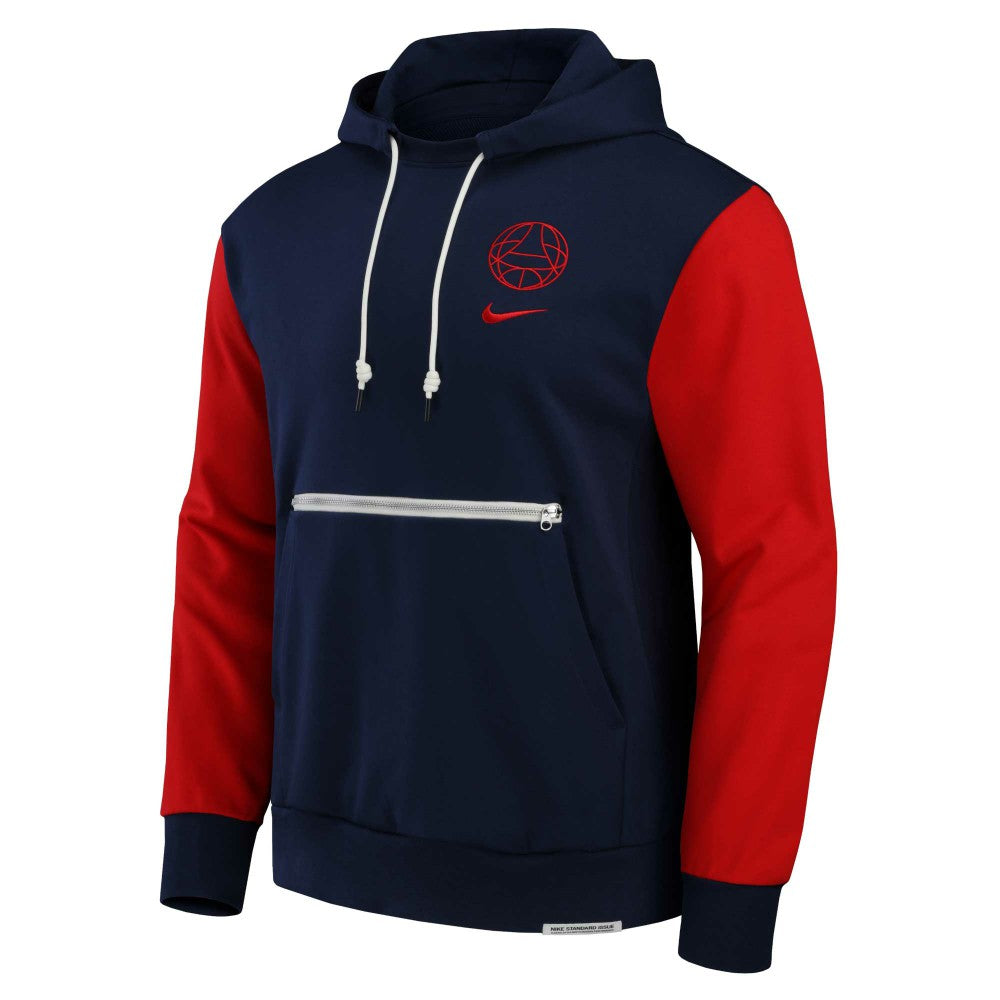 Paris Saint-Germain Standard Issue Pullover Hoodie - Navy sale