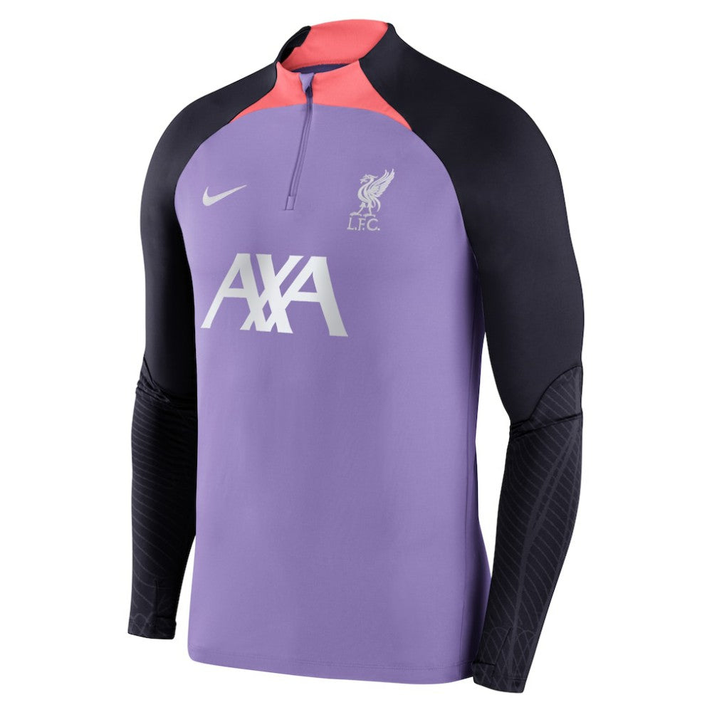 Liverpool Strike Drill 2023/24 Performance Quarter-Zip Long Sleeve Top - Purple on sale