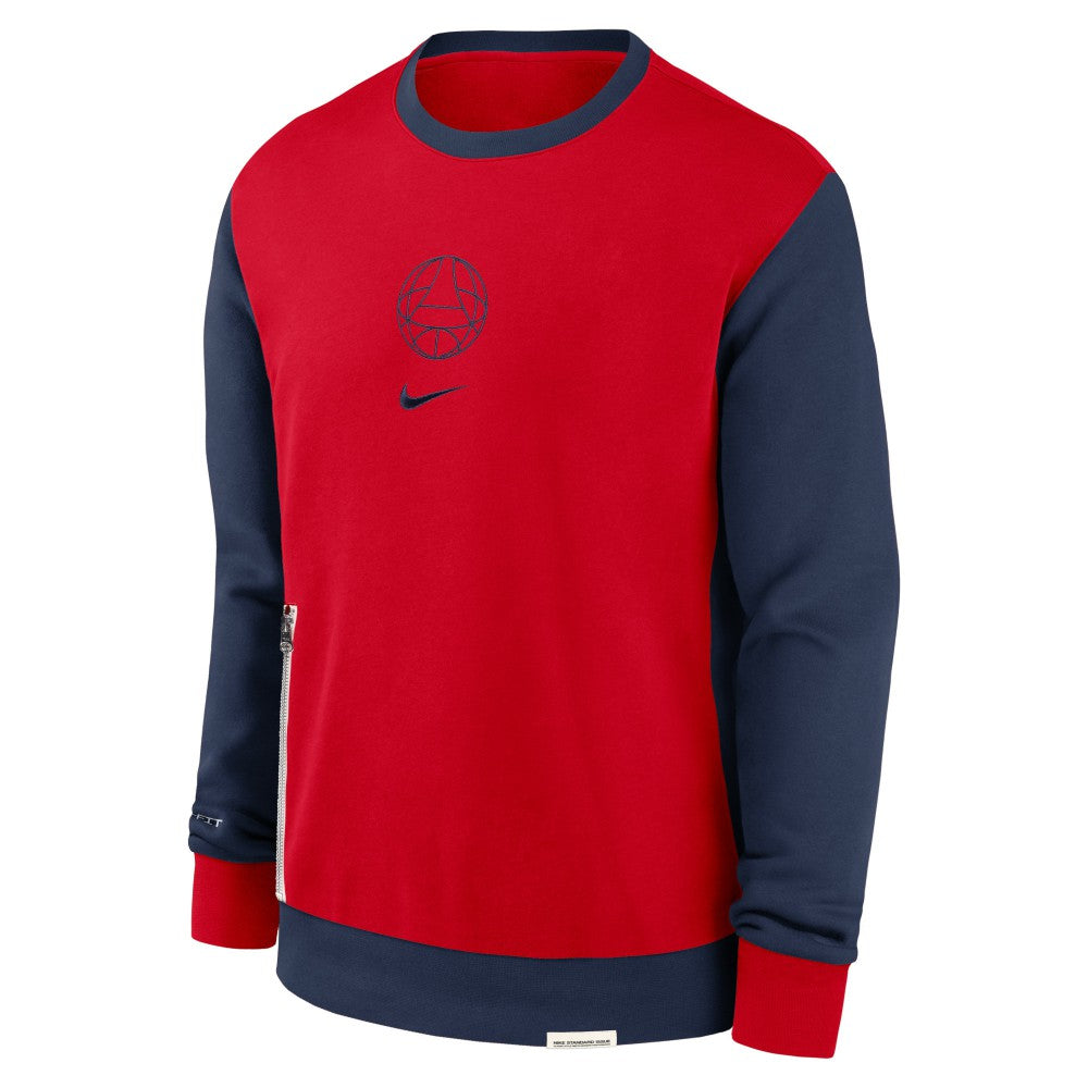 Paris Saint-Germain 2023/24 Standard Issue Travel Performance Pullover Sweatshirt - Red shop