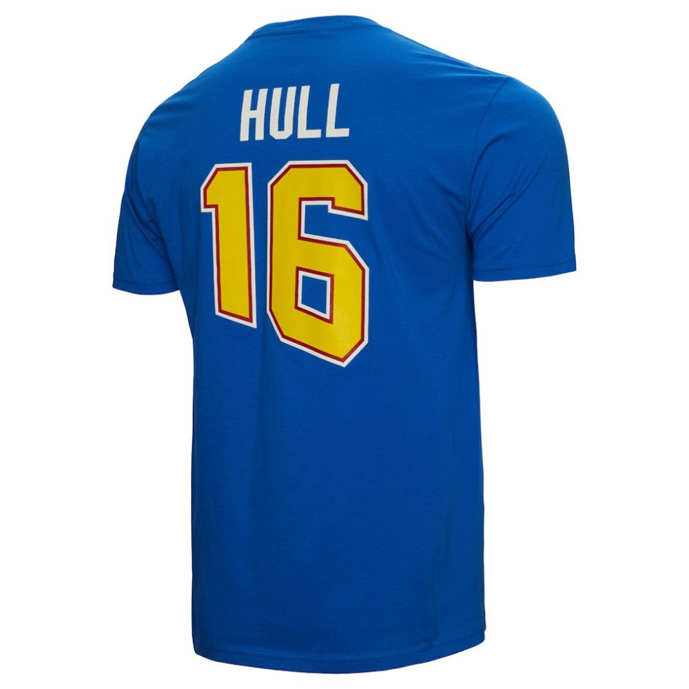 Brett Hull St. Louis Blues Mitchell & Ness Name & Number T-Shirt - Blue T-shirts