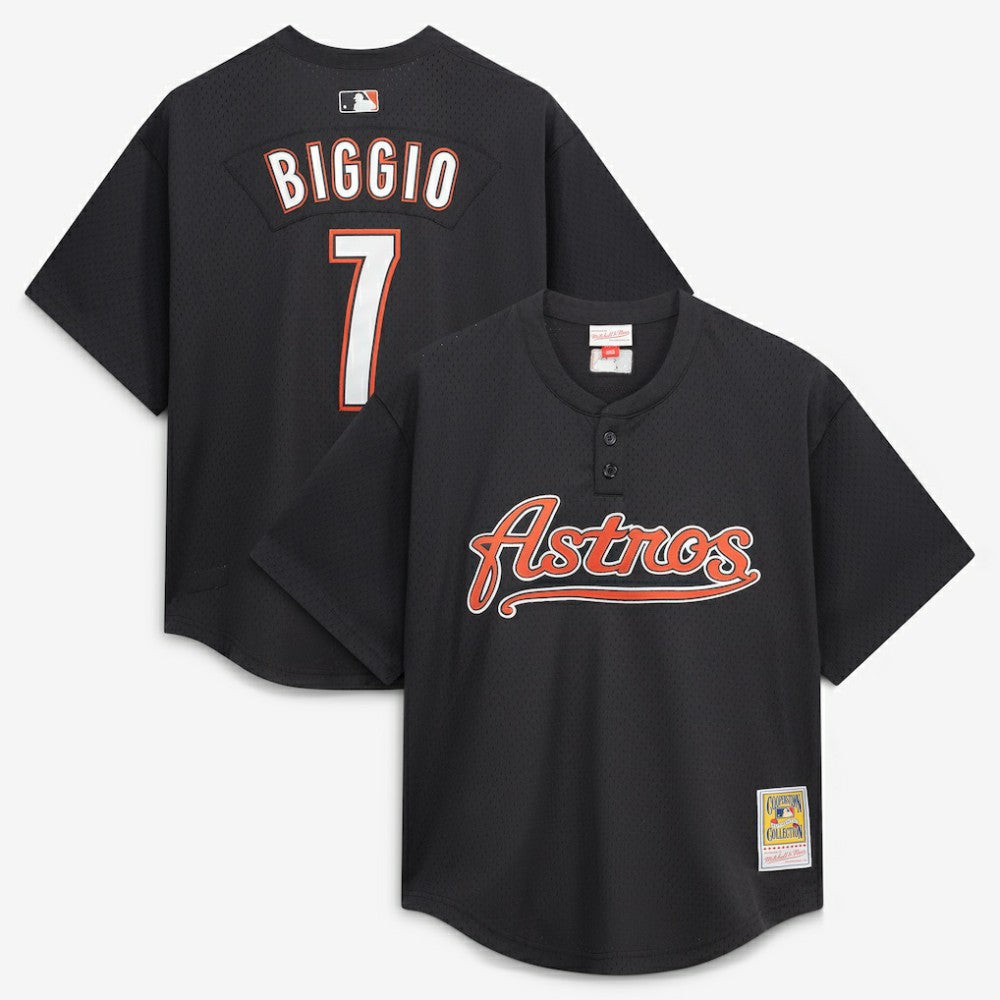 Craig Biggio Houston Astros Authentic Batting Practice Jersey Black