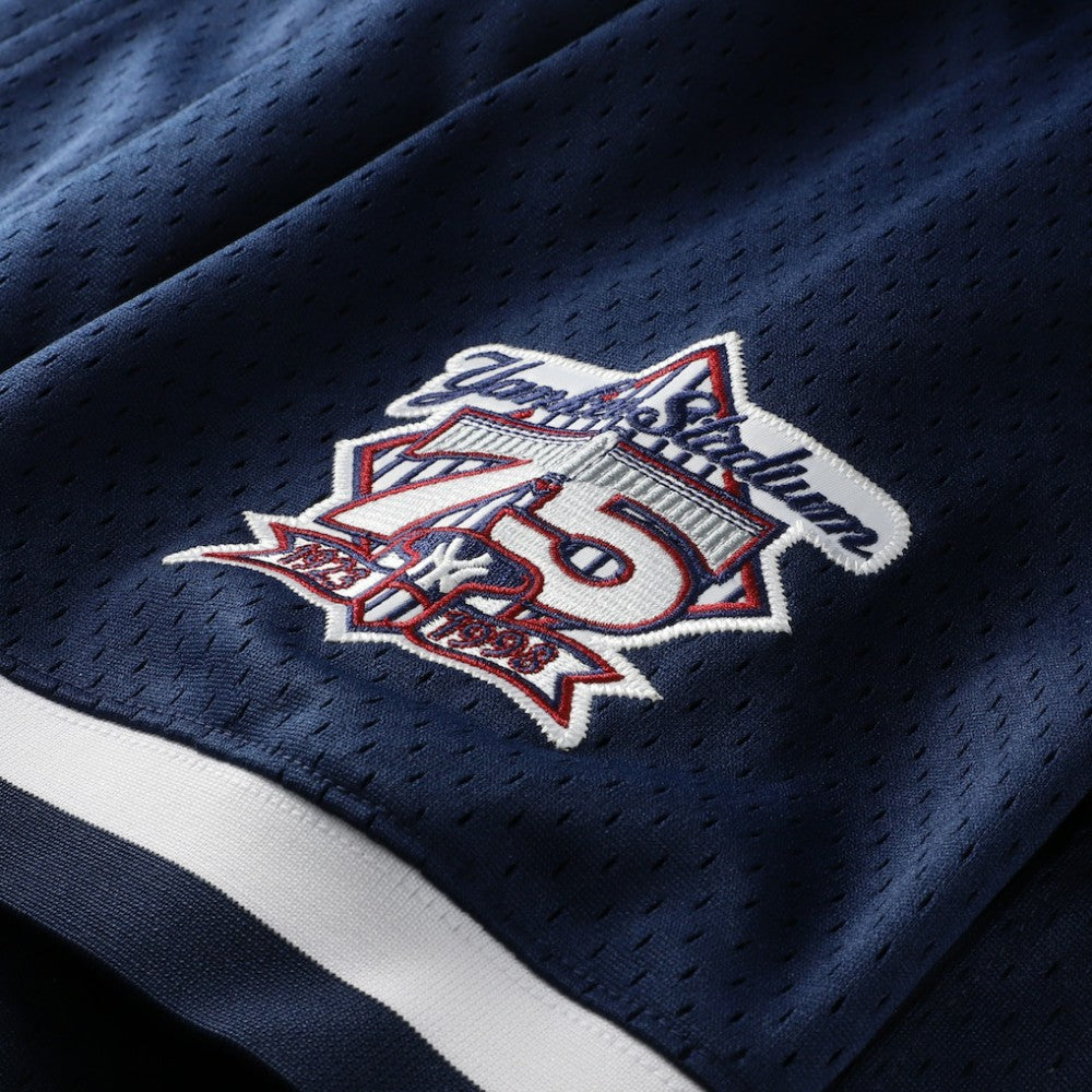 Derek Jeter New York Yankees Cooperstown Collection Mesh Batting Practice Button-Up Jersey Navy