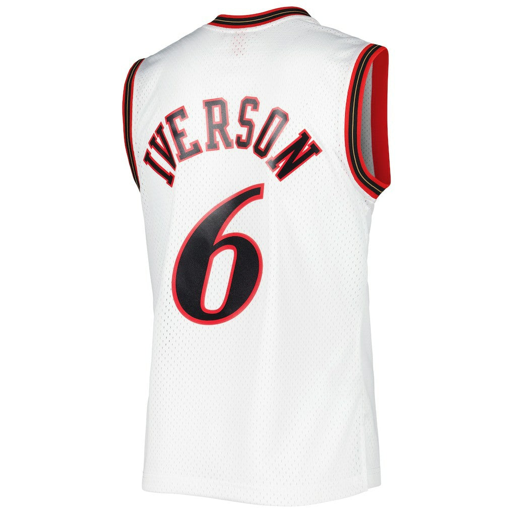 Allen Iverson Philadelphia 76ers 2002/03 Hardwood Classics Swingman Jersey - White sale