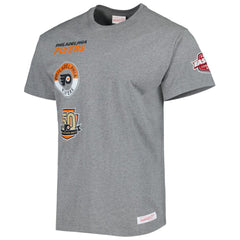 Philadelphia Flyers Mitchell & Ness City Collection T-Shirt - Heather Gray T-shirts