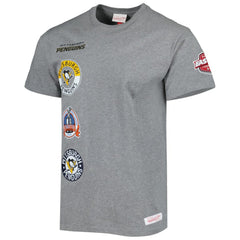 Pittsburgh Penguins Mitchell & Ness City Collection T-Shirt - Heather Gray T-shirts