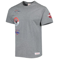 Washington Capitals Mitchell & Ness City Collection T-Shirt - Heather Gray T-shirts