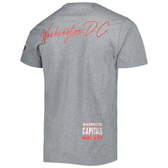 Washington Capitals Mitchell & Ness City Collection T-Shirt - Heather Gray T-shirts
