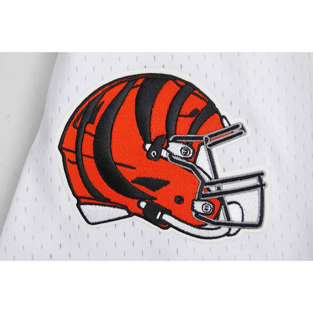 Joe Burrow Cincinnati Bengals Pro Standard Mesh Baseball Button-Up T-Shirt - White sale
