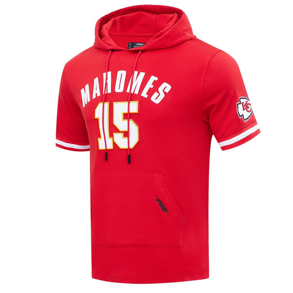 Patrick Mahomes Kansas City Chiefs Pro Standard Player Name & Number Hoodie T-Shirt - Red discount