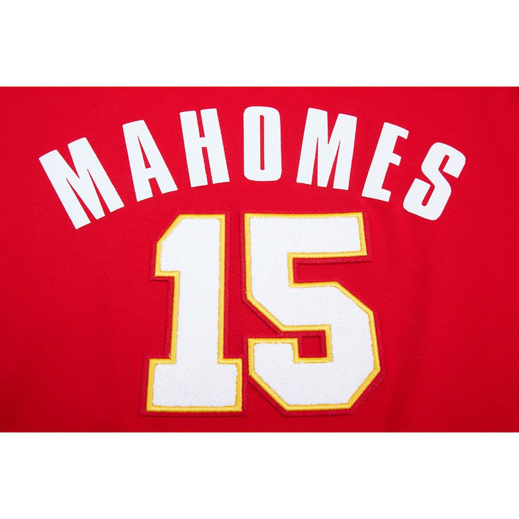 Patrick Mahomes Kansas City Chiefs Pro Standard Player Name & Number Hoodie T-Shirt - Red discount