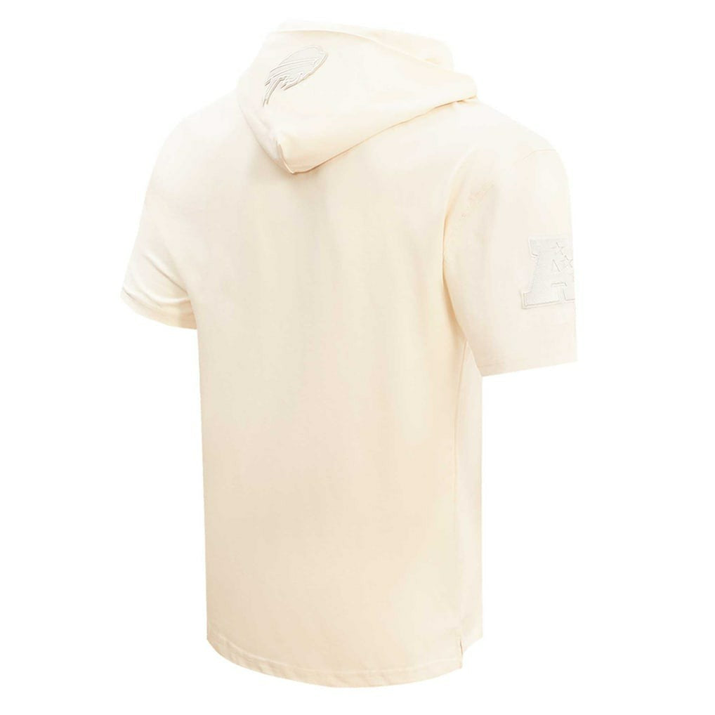 Josh Allen Buffalo Bills Player Name & Number Neutral Short Sleeve Pullover Hoodie - Oatmeal outlet