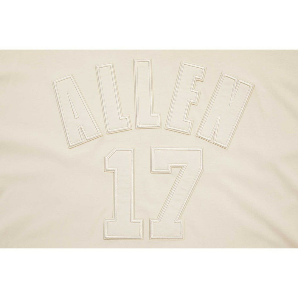 Josh Allen Buffalo Bills Player Name & Number Neutral Short Sleeve Pullover Hoodie - Oatmeal outlet