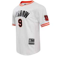 Joe Burrow Cincinnati Bengals Pro Standard Player Name & Number Mesh T-Shirt - White discount