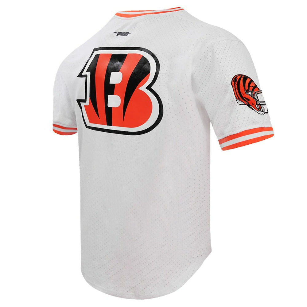 Joe Burrow Cincinnati Bengals Pro Standard Player Name & Number Mesh T-Shirt - White discount