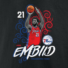 Joel Embiid Philadelphia 76ers Competitor T-Shirt - Black online