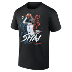 Shai Gilgeous-Alexander Oklahoma City Thunder Competitor T-Shirt - Black shop